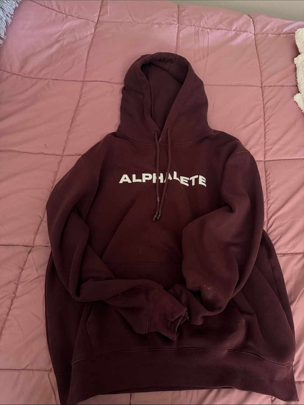 Alphalete Men's Deep Maroon Pullover Hoodie